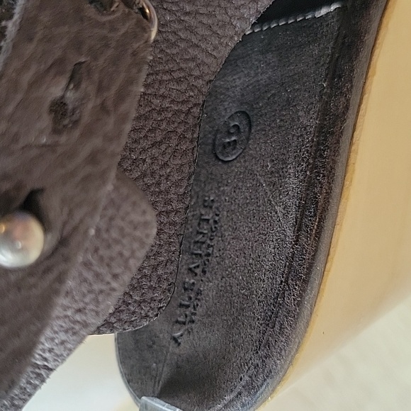 All Saints Platform Wooden Wedges - Picture 3 of 11